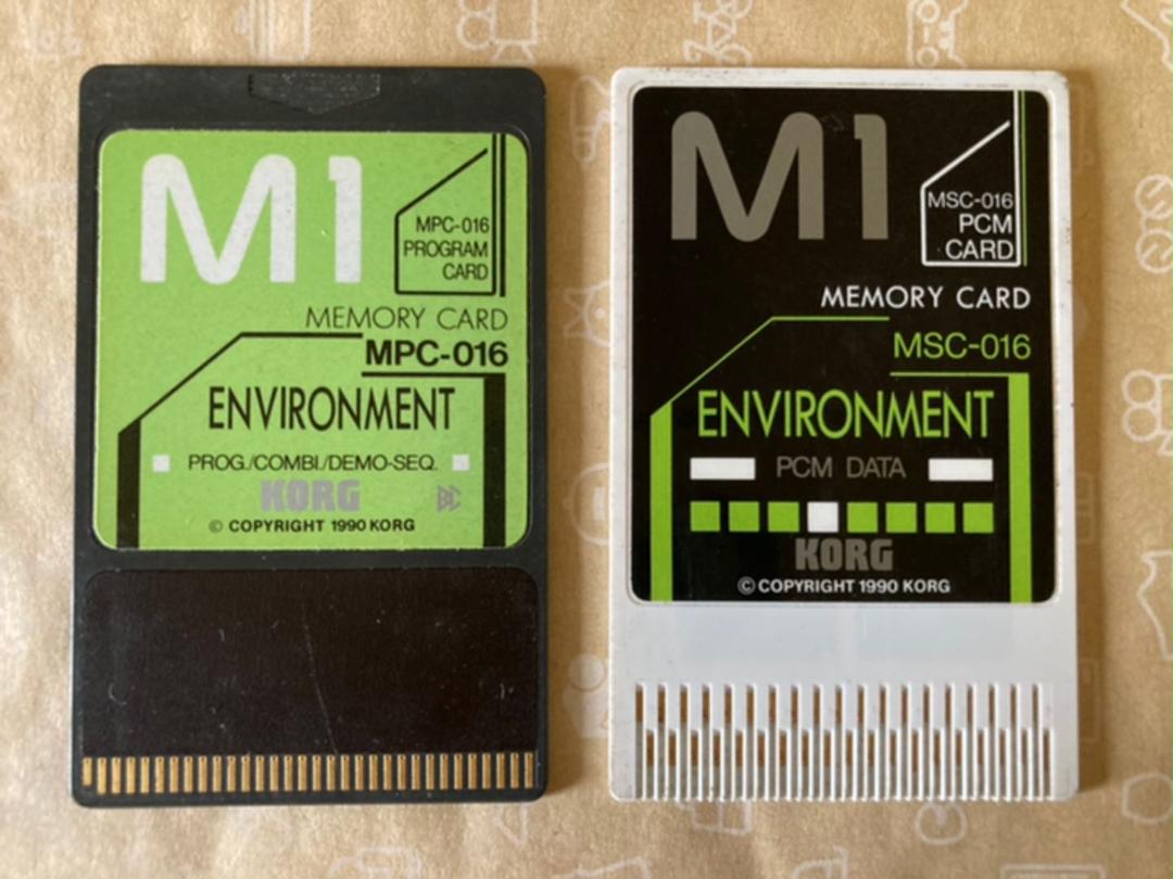 KORG M1 - ENVIRONMENT メモリーカード　レア