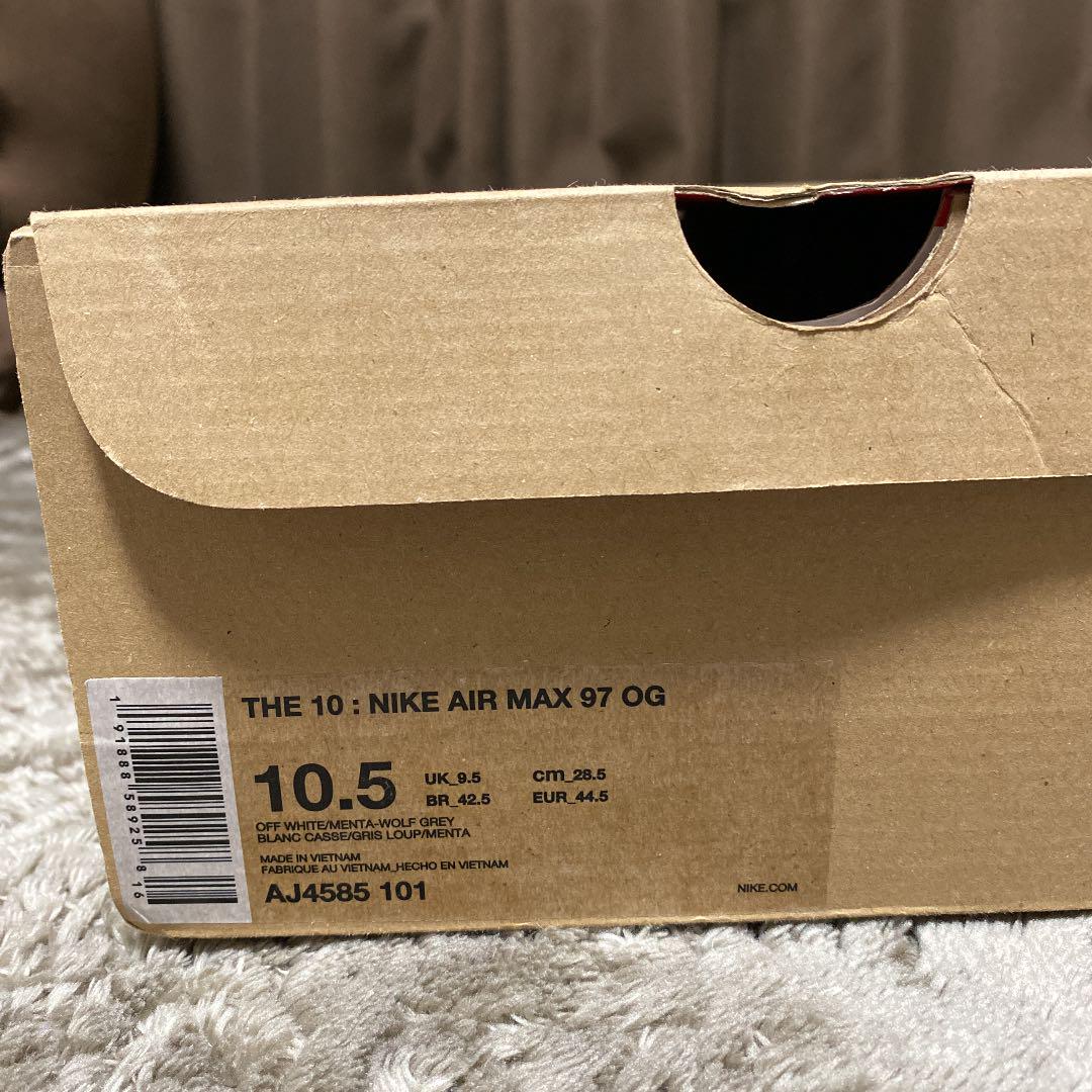 あります NIKE off-white air max 97 og menta the10 5j7Se-m96421911563 メンズ