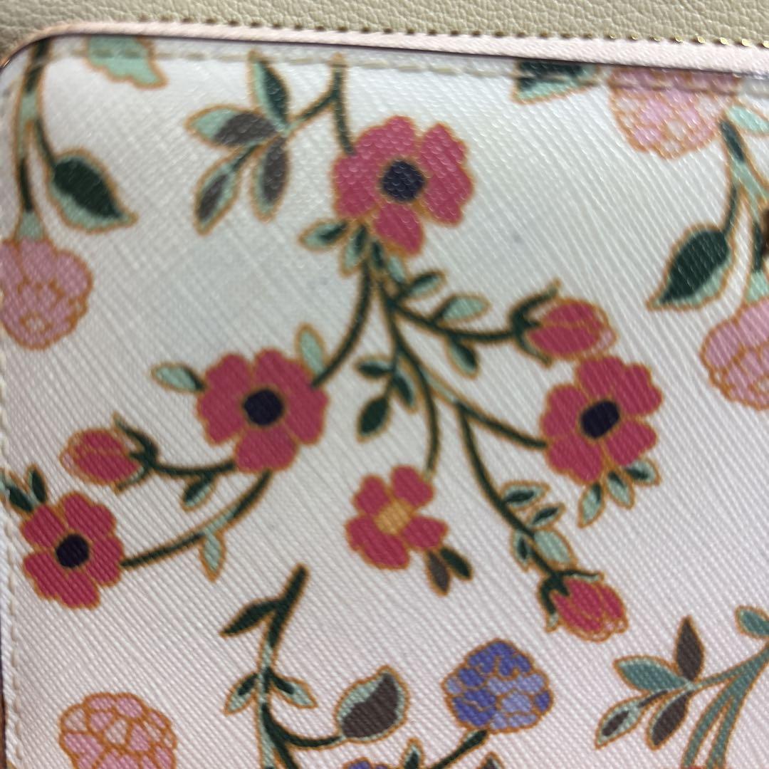 【美品】kate spade 花柄 長財布