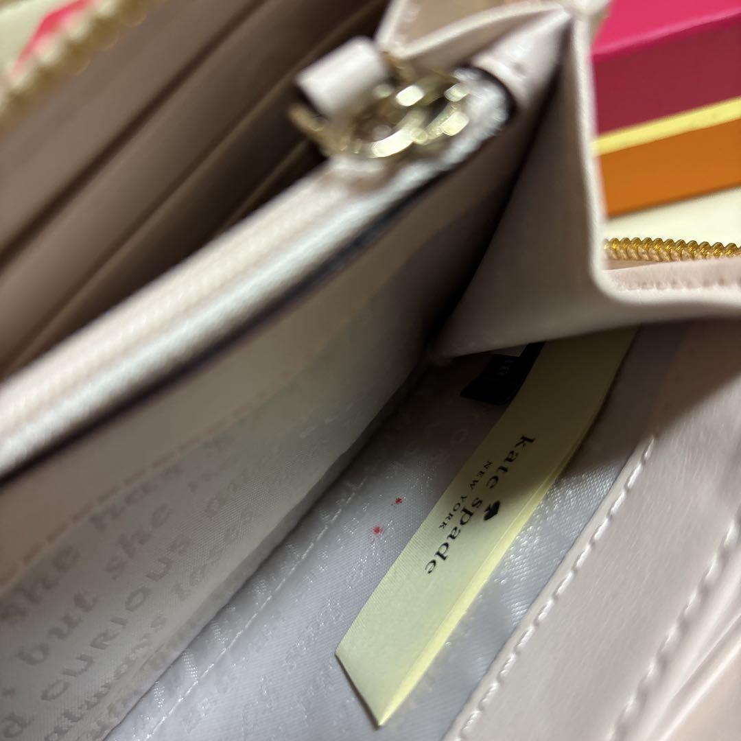 【美品】kate spade 花柄 長財布