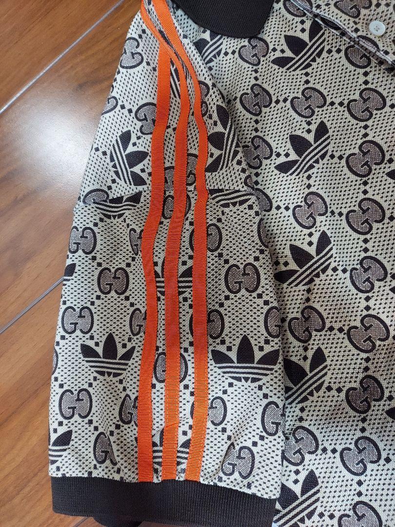 GUCCI Adidas グッチ　アディダス　コラボ ポロシャツ