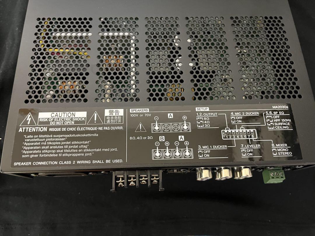 YAMAHA パワーアンプリファイアーMA2030ａ　②