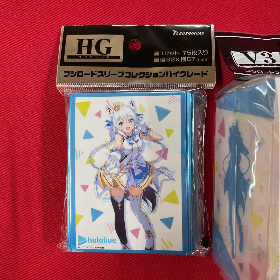 新色 ホロライブ 白上フブキSP 周年ラバーマットスリーブセット