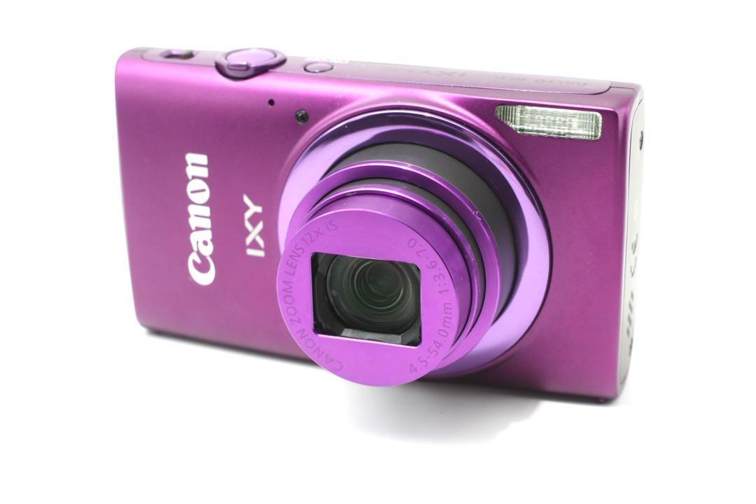 美品　Canon IXY 630 パープル Wi-Fi機能付 かんたんスマホ転送