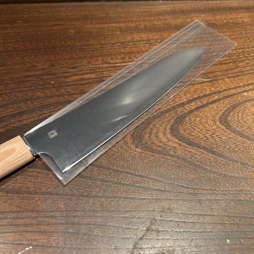 ☆未使用☆ 志津刃物製作所　三徳包丁　ゆり　全長31cm 刃渡り19cm 90g