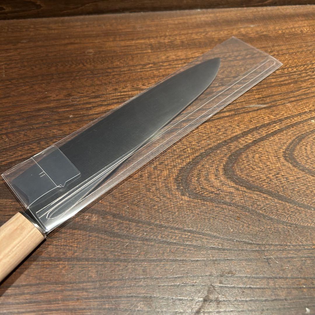 ☆未使用☆ 志津刃物製作所　三徳包丁　ゆり　全長31cm 刃渡り19cm 90g