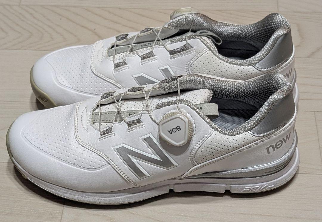 new balance ゴルフシューズ 女性用 ホワイト
