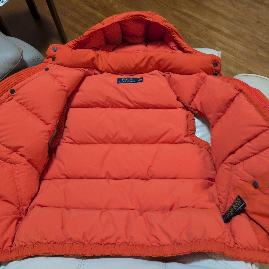 美品Polo Ralph Lauren 2Way ダウンベスト XS オレンジ 美品Polo Ralph Lauren 2Way ダウンベスト XS オレンジ