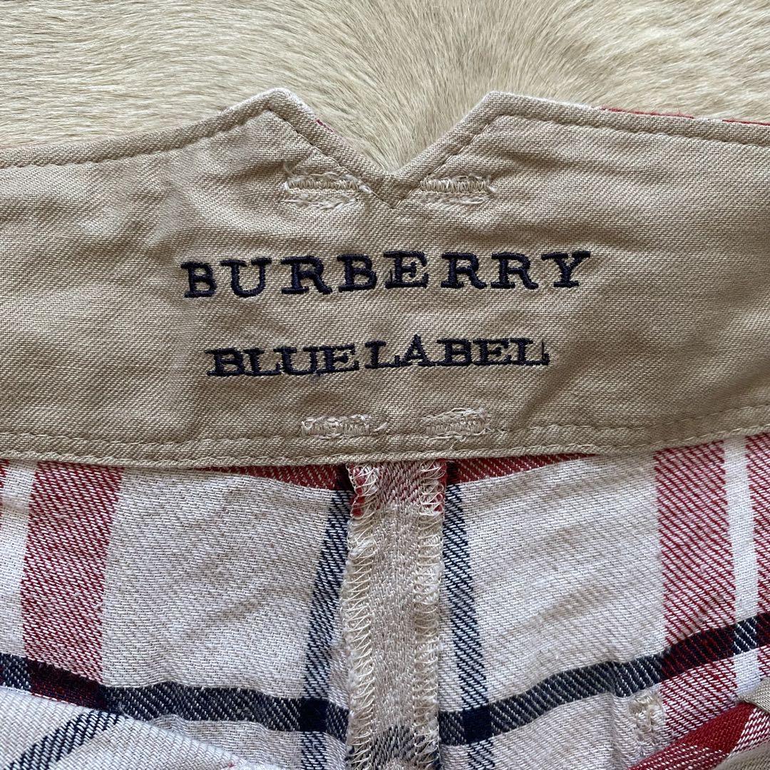 BURBERRY BLUE LABEL チェック柄ショートパンツ