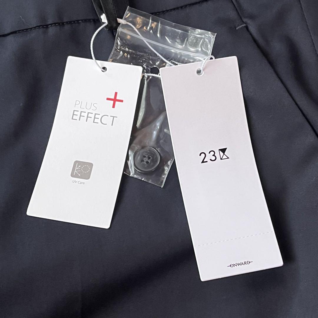 新品未使用☆23区 PLUS EFFECT パンツ ネイビー 大きいサイズ／5L