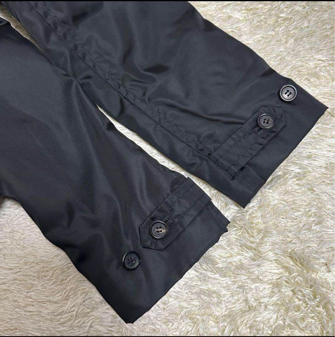 極美品】プラダトレンチコート ロングコート 三角ロゴ ナイロン