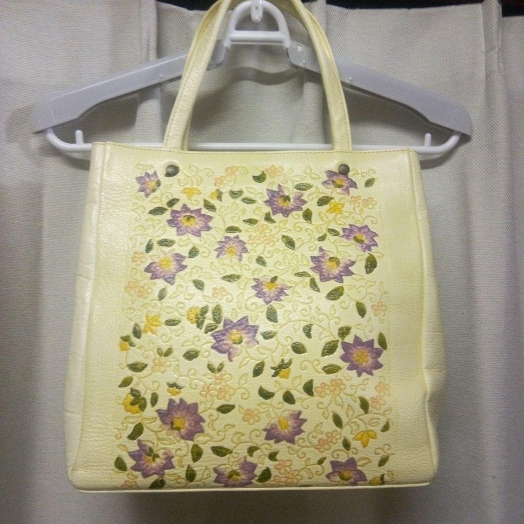 姫革細工トートバック花柄