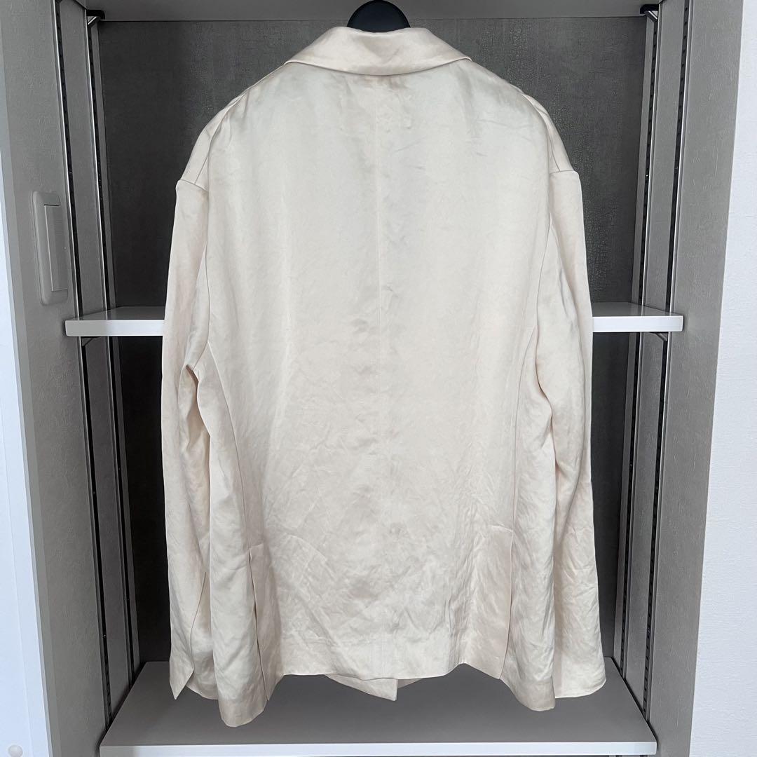 新品正規品★todayful サテンオーバージャケット　エクリュ　長袖テーラード