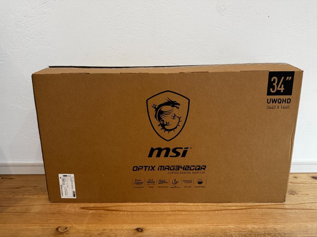 MSI 34inウルトラワイドゲーミングモニタ　MAG342CQR