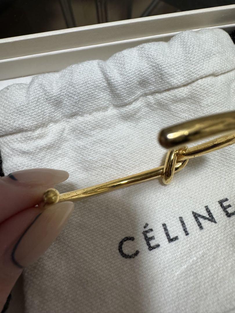 CELINE(セリーヌ) ノットバングル シルバー サイズ C1｜【公式
