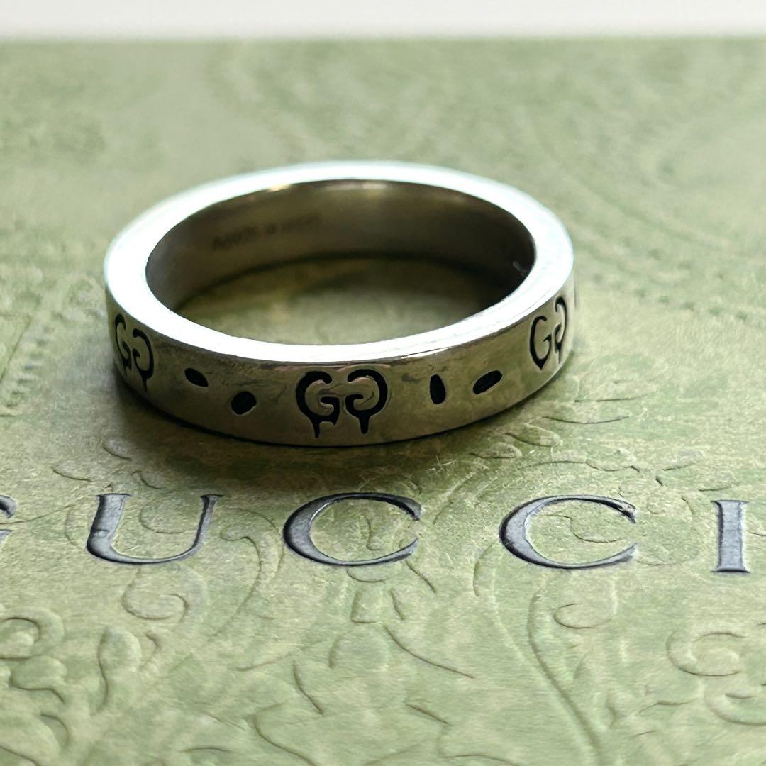 ***様 美品✨グッチ GUCCI　指輪　リング　12号　ゴースト　GG オバケ