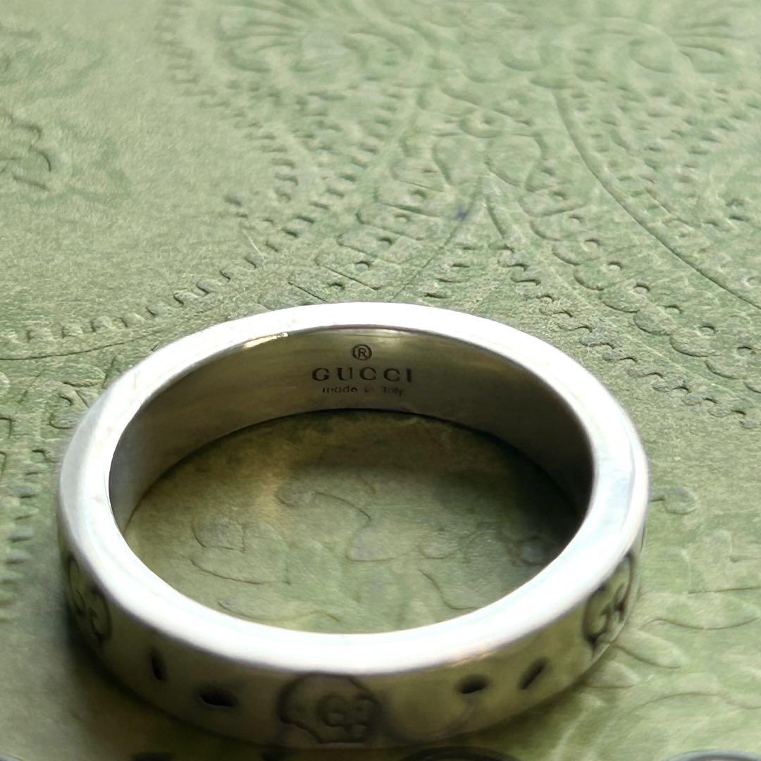 ***様 美品✨グッチ GUCCI　指輪　リング　12号　ゴースト　GG オバケ