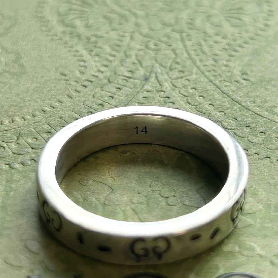 ***様 美品✨グッチ GUCCI　指輪　リング　12号　ゴースト　GG オバケ
