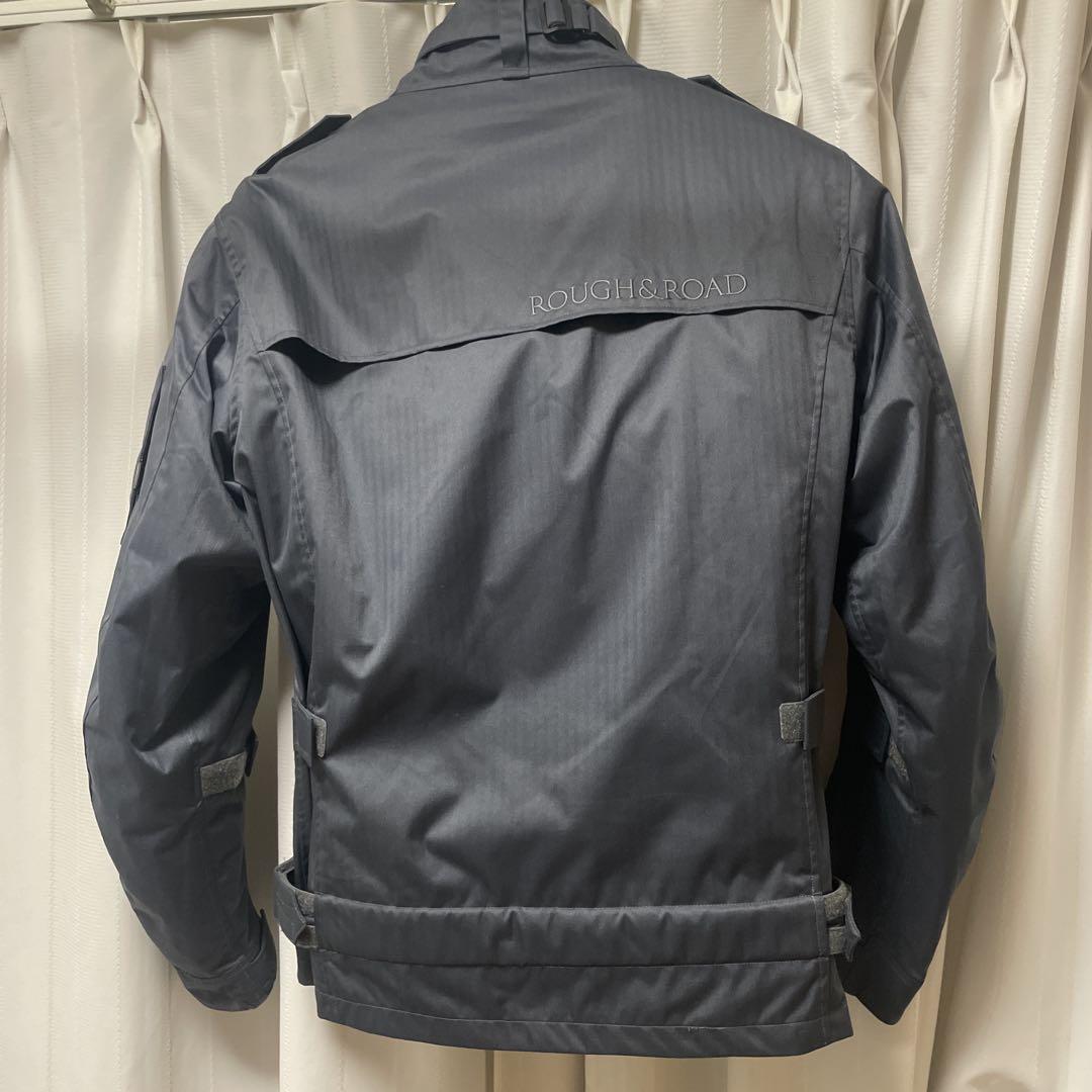 ラフアンドロード バイク用ジャケットEX ヘリンボーンチャコールL RR7692