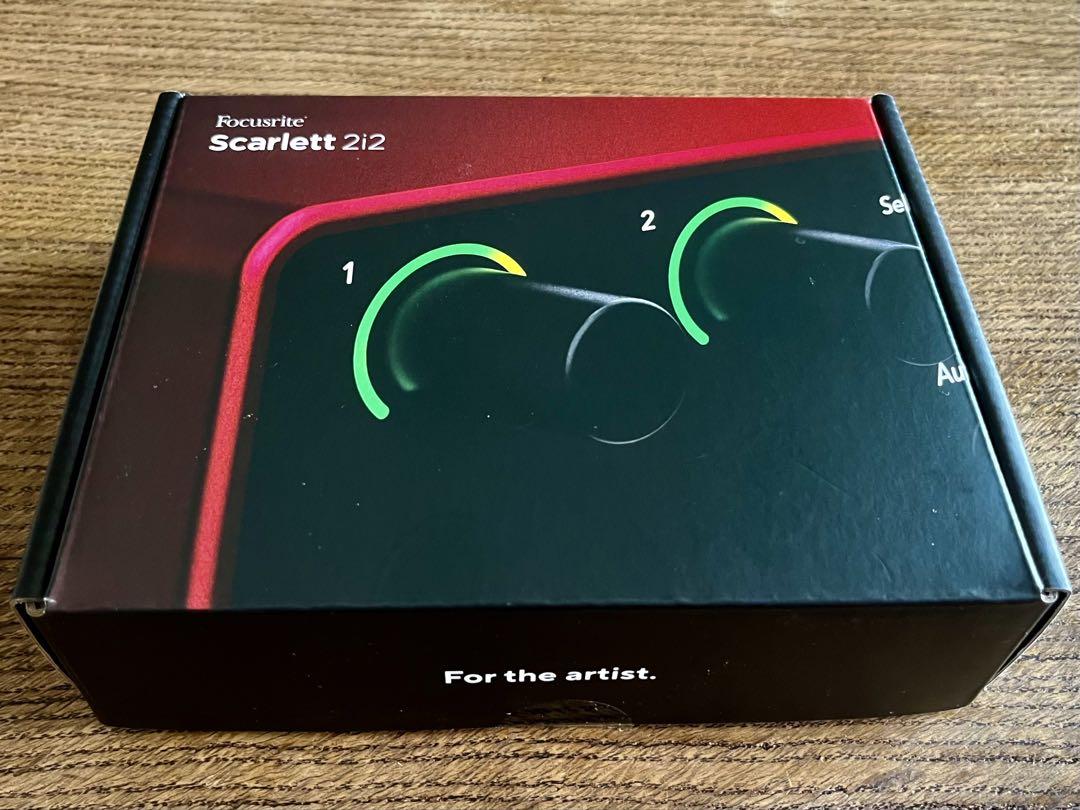 Focusrite Scarlett 2i2 gen4(第4世代)