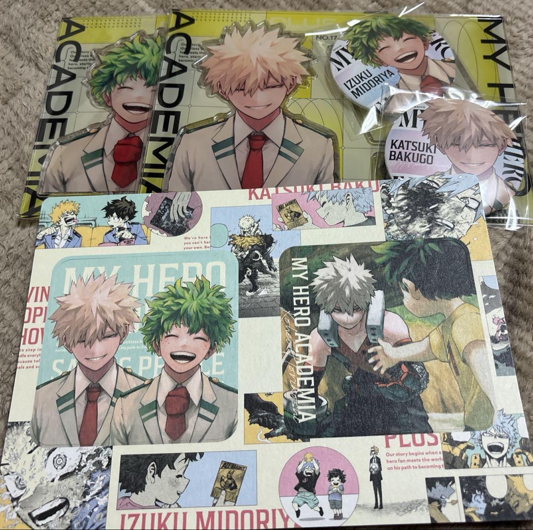 ジャンプGIGA ヒロアカ アクリルスタンド コースター 缶バッジ