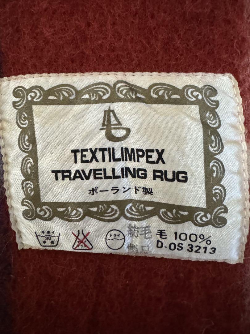 TEXTILIMPEX TRAVELLING RUG ウール100%