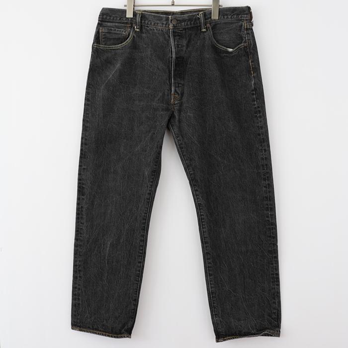 W38 Levis リーバイス501 ブラックデニム 黒 極太 ストレート 人気