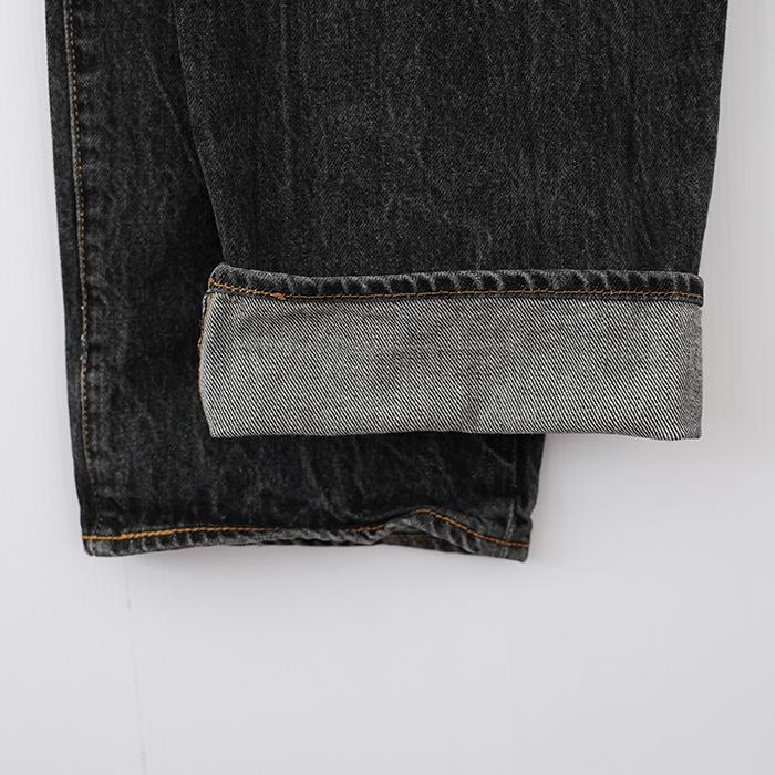 W38 Levis リーバイス501 ブラックデニム 黒 極太 ストレート 人気