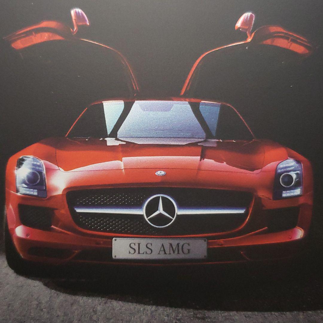SLS  AMG　アルミニウムプリント　マウスパッド　メルセデスベンツ