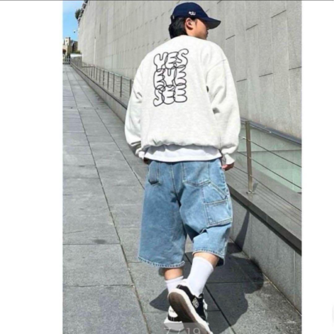 寺西拓人さん着用 YESEYESEEスウェット ライトグレー L