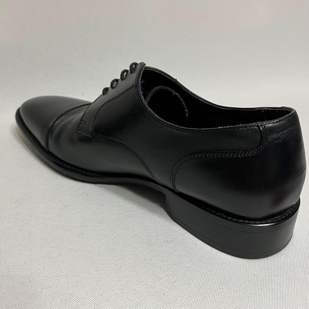 美品 HILTON ヒルトン 革靴 ストレートチップ ビブラムソール 25.5