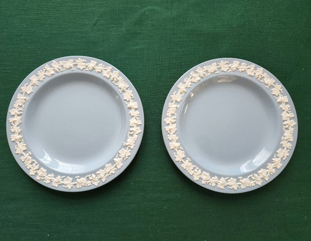 エバニュー ウェッジウッド クイーンズウェア ケーキプレート 2枚