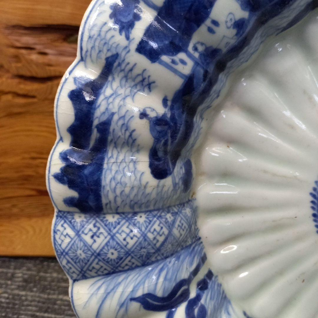 伊万里焼輪花皿