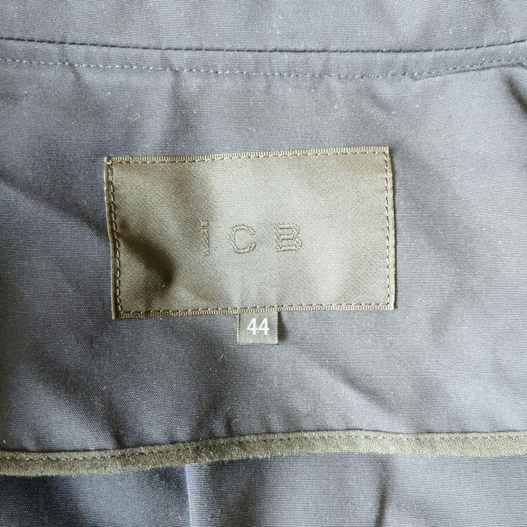 美品】iCB アイシービー モッズコート Tussah T/C ネイビー 44Ω