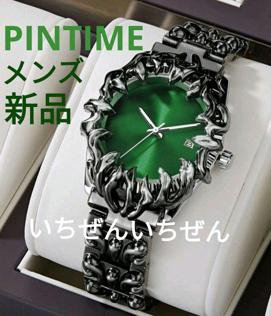 特価中★■ 新品 PINTIME メンズ 腕時計 y2k パンク
