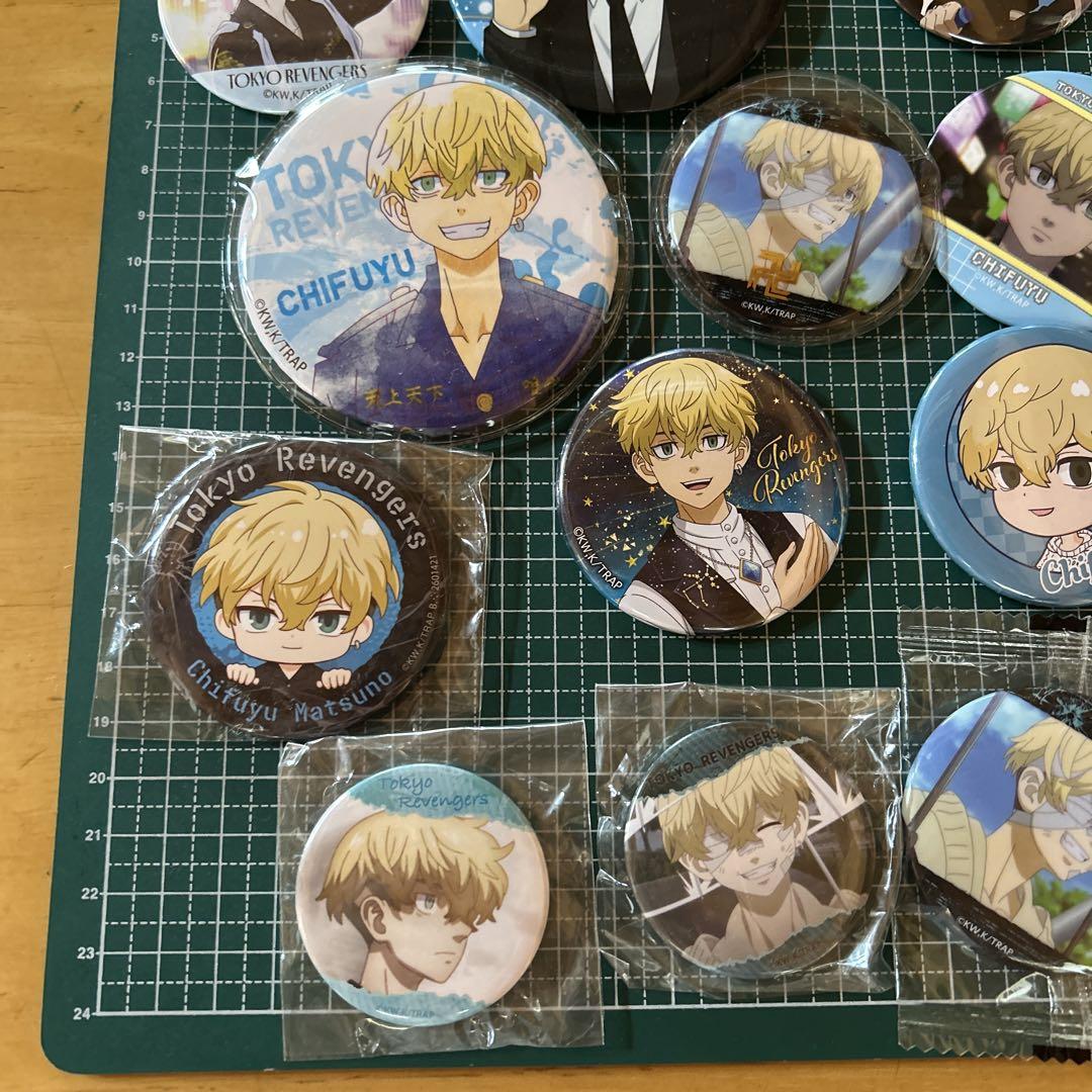 東京リベンジャーズ　松野千冬　缶バッジ レア　非売品 TVアニメ『東京リベンジャーズ』 描き下ろし缶バッジ[松野千冬]