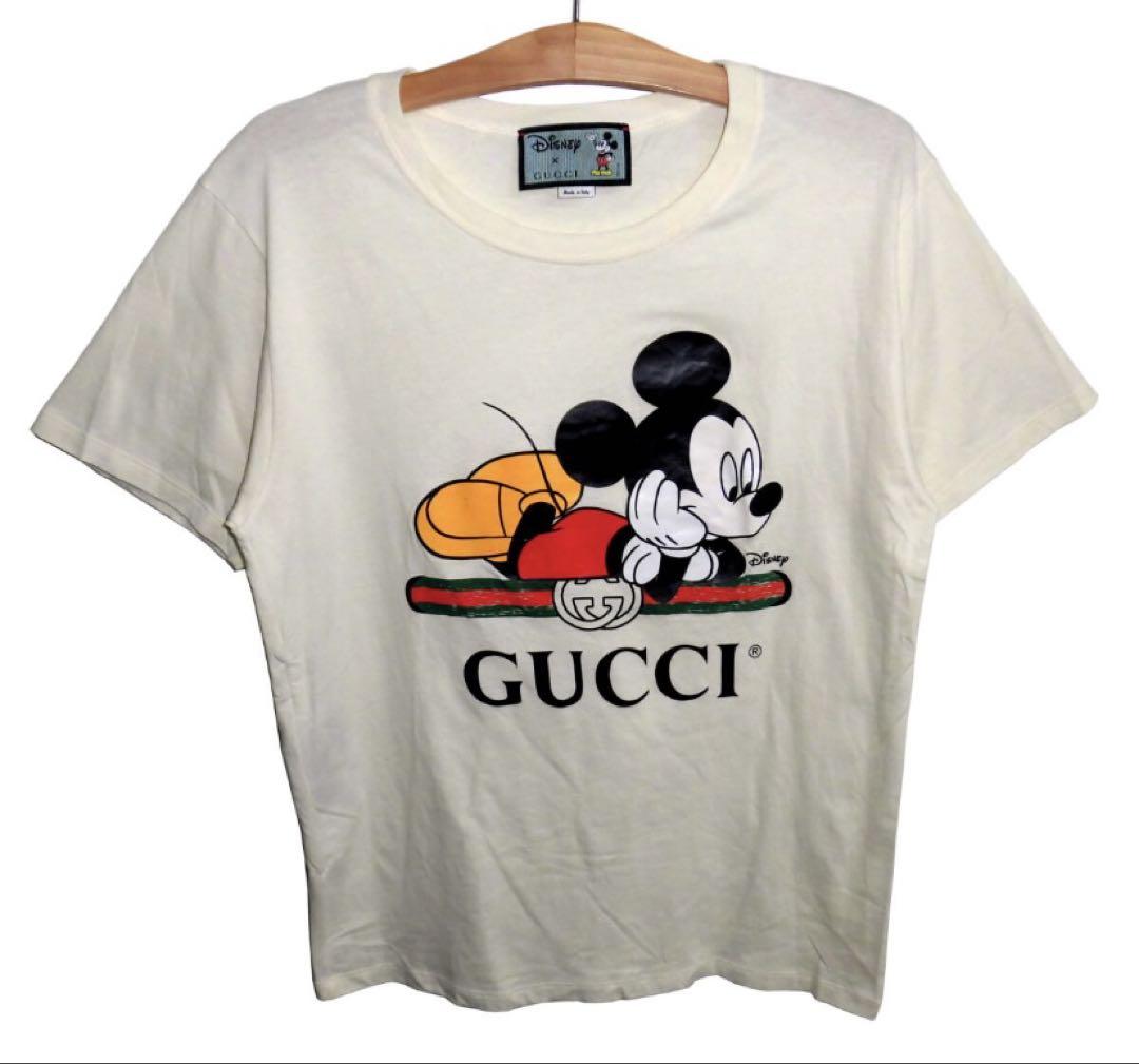 国内正規品GucciグッチディズニーTシャツ新品同様XXSミッキーマウス極美品 国内正規品 極美品 グッチ×ディズニー 20ss ミッキー Tシャツ