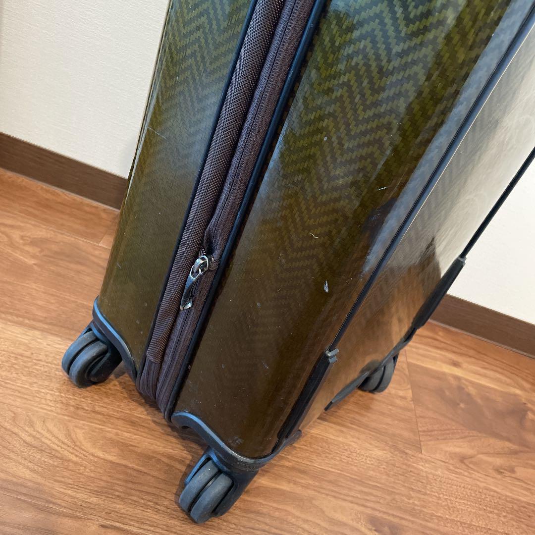 ました≅ TUMI グリーン キャリー 四輪 カーボン J0McP-m96462705241 スーツケース TEGRA LITE ててると