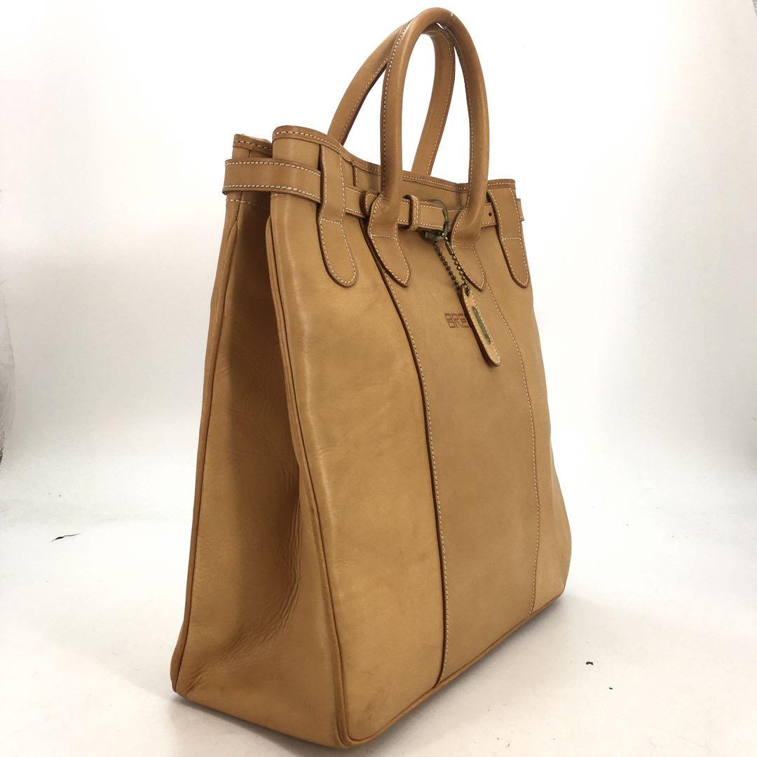 BREE ブリー ヌメ革 トート ハンド バッグ ビジネス 縦 FT95