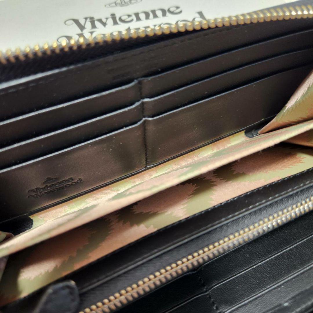 Vivienne Westwood 長財布　ラウンドファスナー　レザー　オーブ