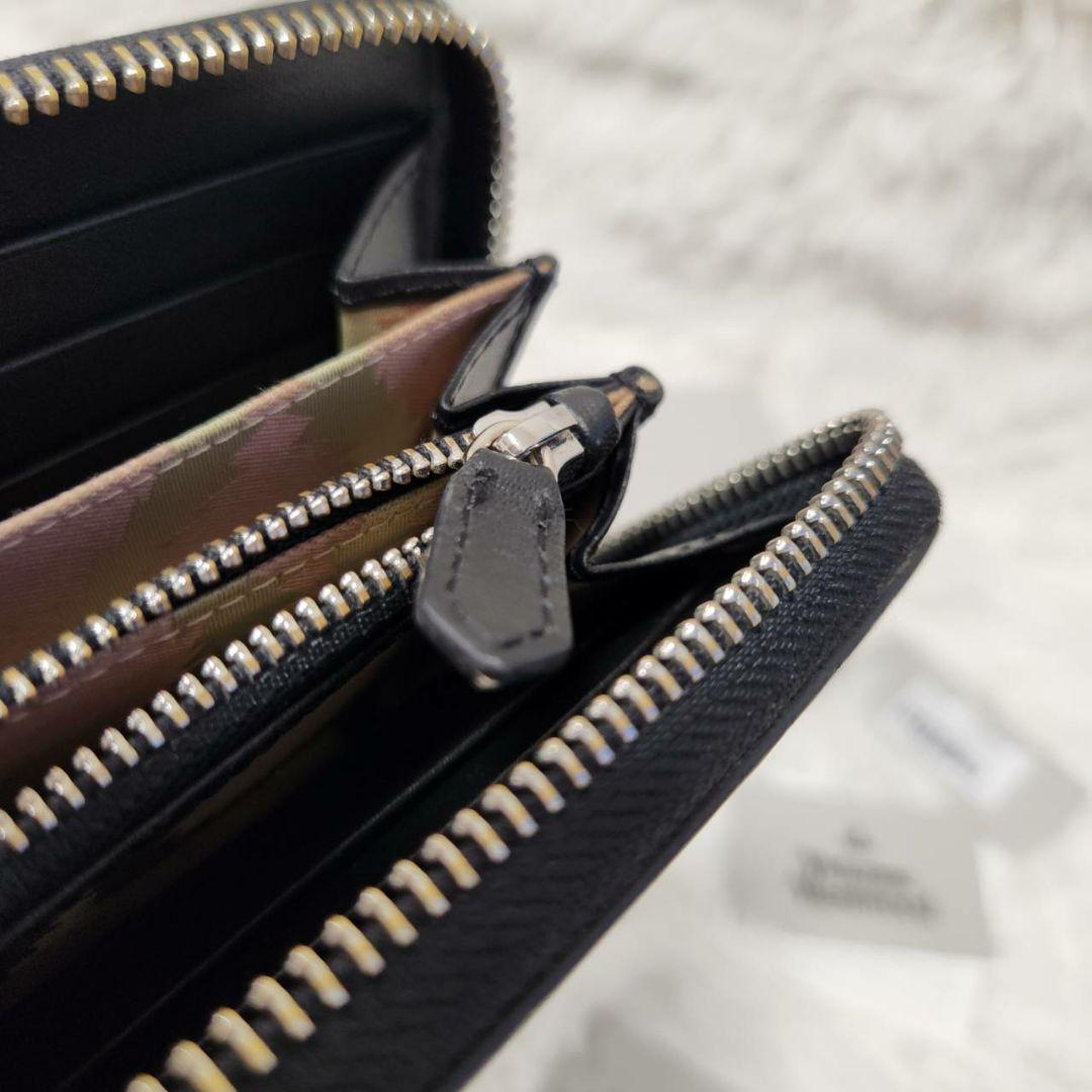 Vivienne Westwood 長財布　ラウンドファスナー　レザー　オーブ