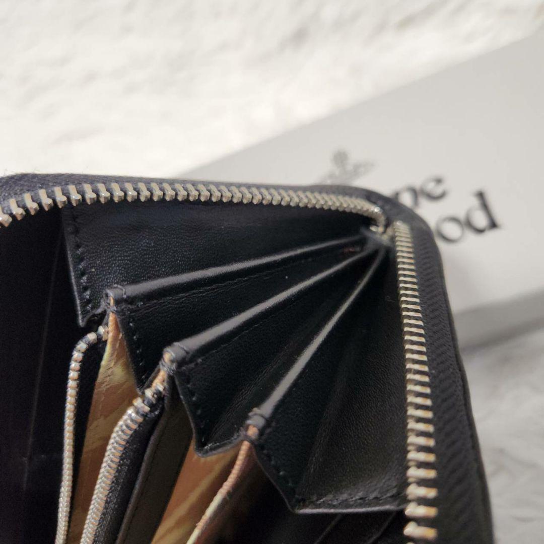 Vivienne Westwood 長財布　ラウンドファスナー　レザー　オーブ