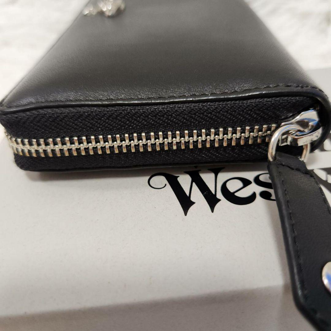 Vivienne Westwood 長財布　ラウンドファスナー　レザー　オーブ