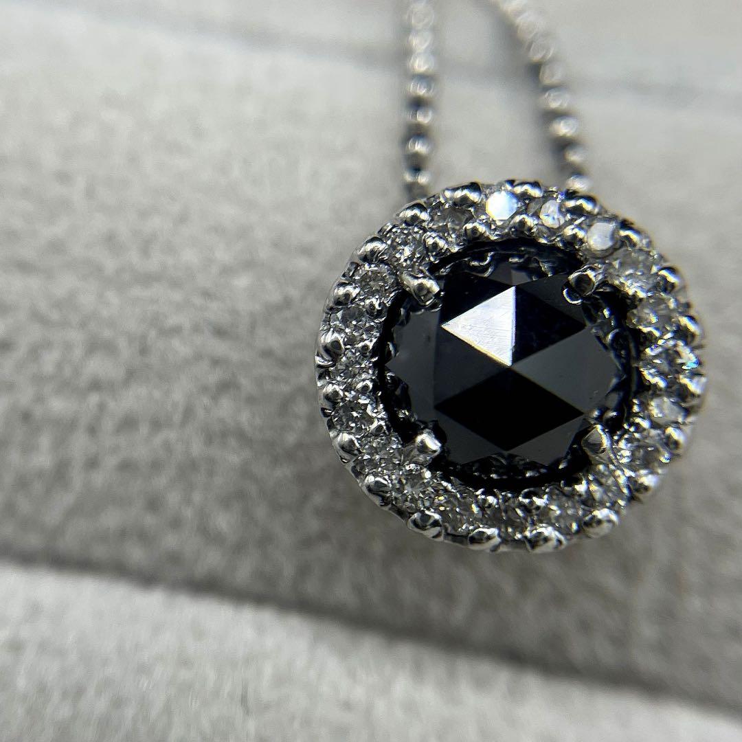 ブラックダイヤモンド1.22ct K18WG
