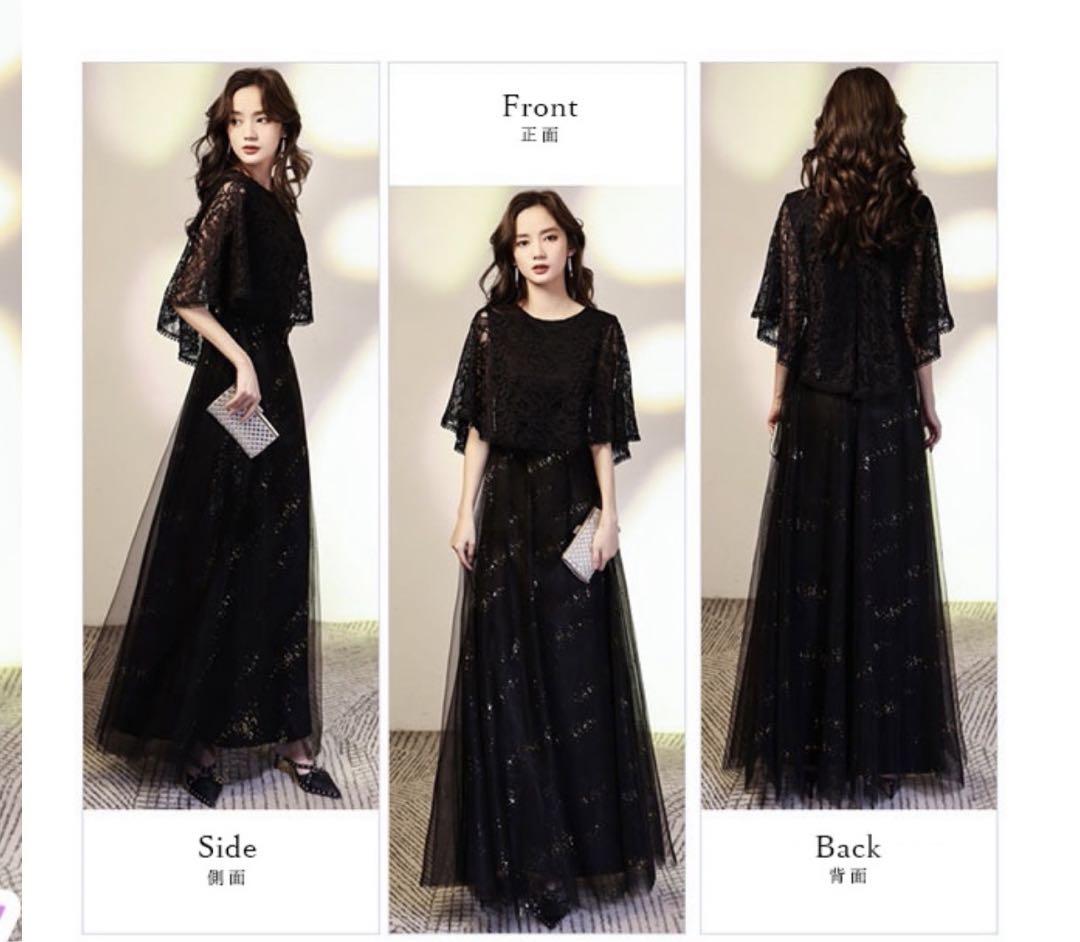 美品 パーティドレス ブラック