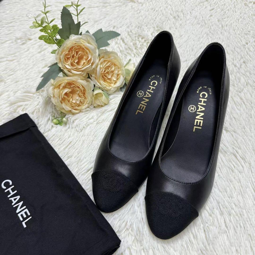 【周りと差を付ける可愛さ】CHANEL★パンプス★マトラッセ 足元のリボンが可愛い】 CHANEL 《メリージェーン》 パンプス