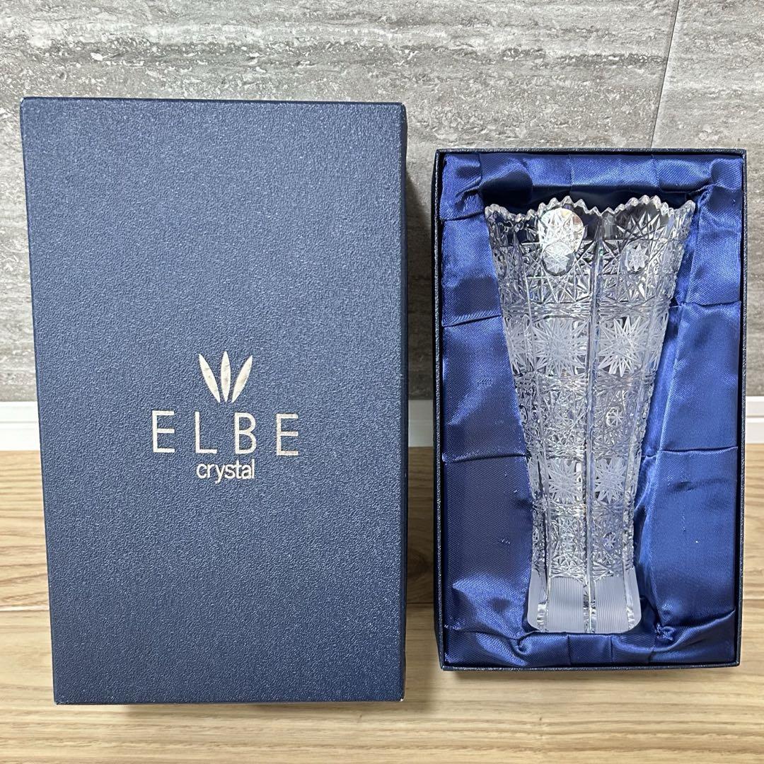 【新品】ELBE crystal ボヘミアンクラシック 花瓶