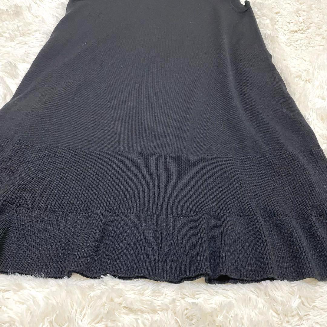 【美品】ルイヴィトン ワンピース ノースリーブ ニット ウール