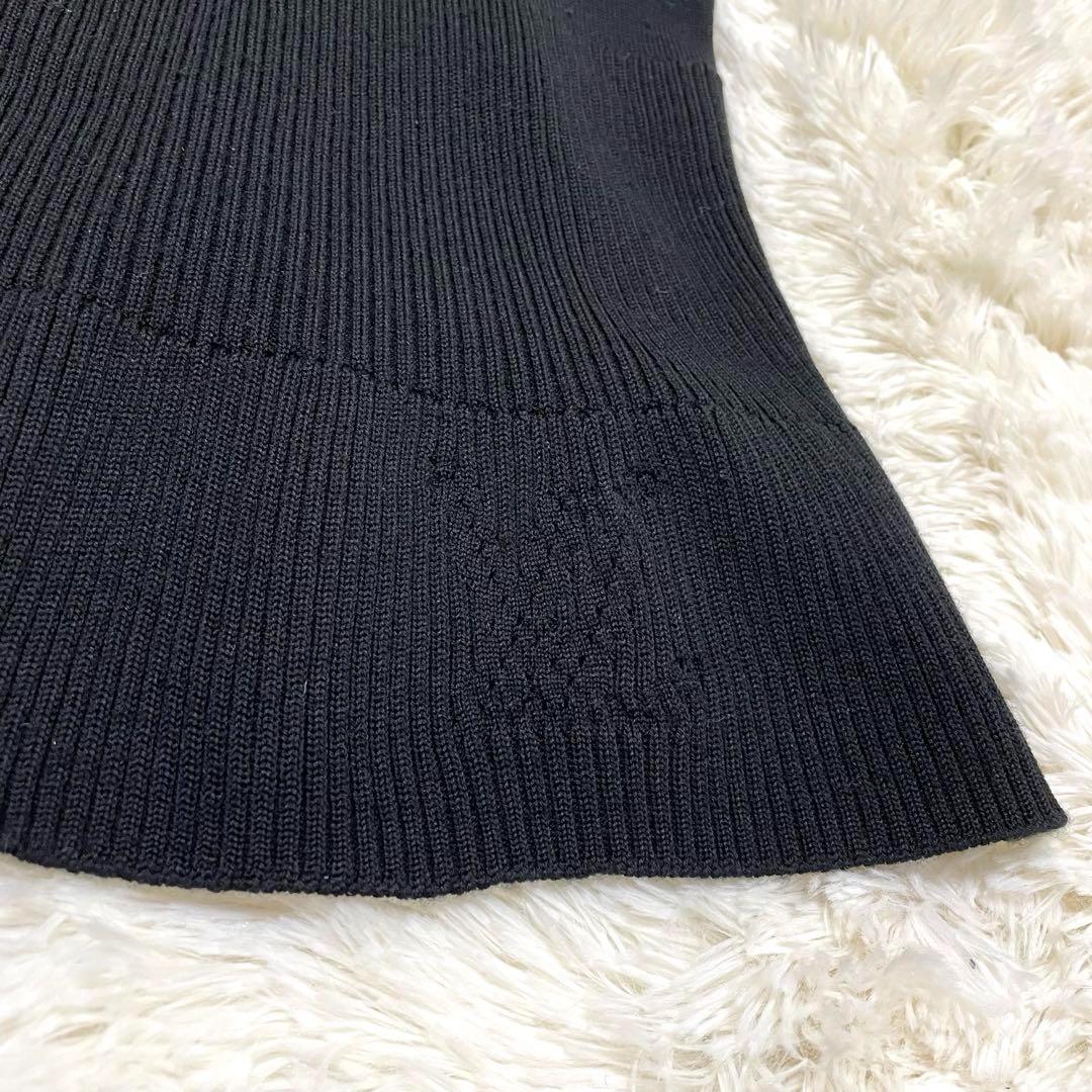 【美品】ルイヴィトン ワンピース ノースリーブ ニット ウール