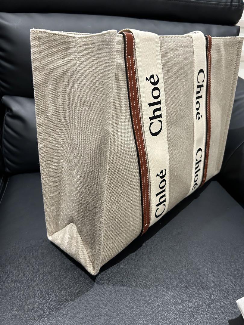 新品未使用品　Chloe クロエ　WOODY LARGE TOTE トートバッグ